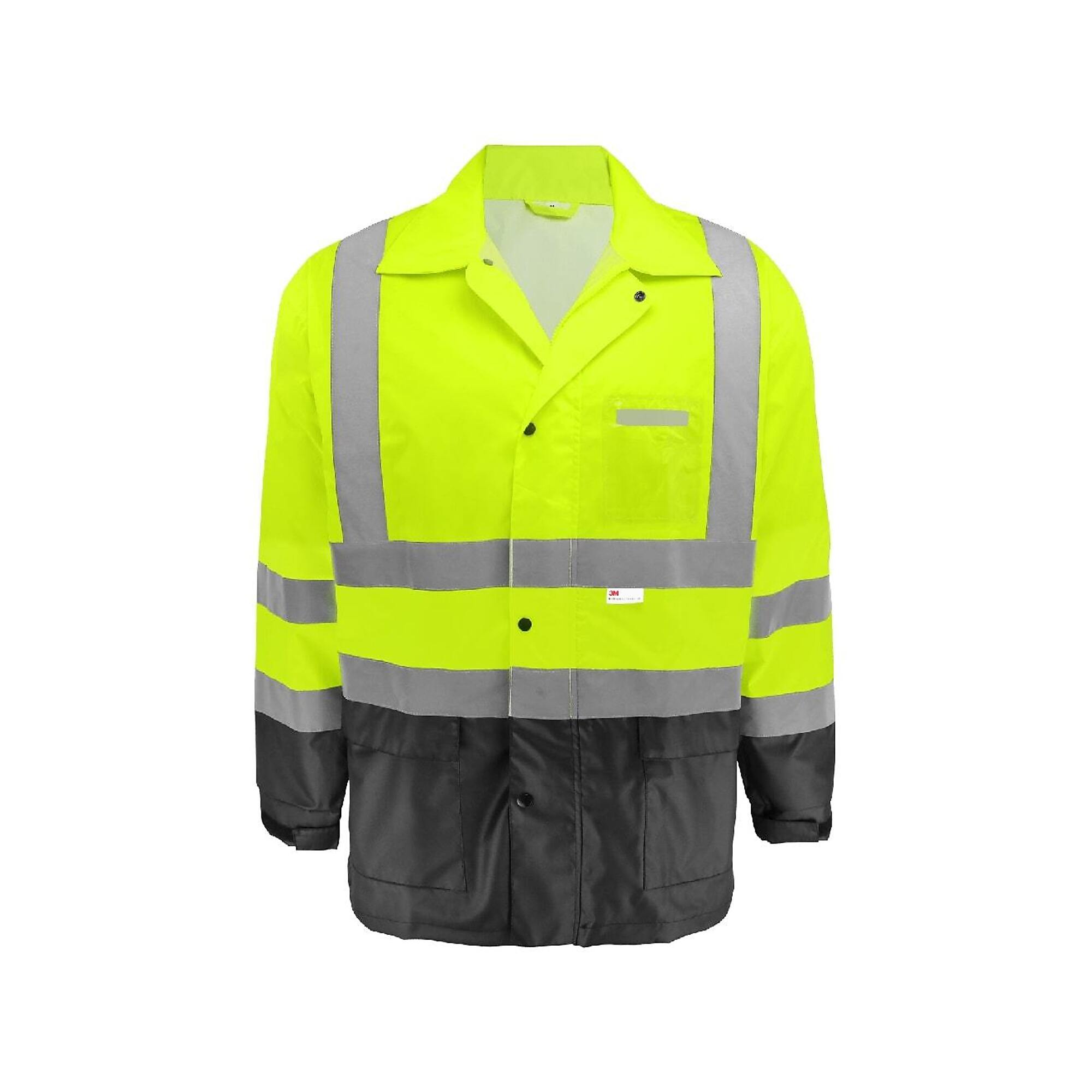 FrogWear Class 3, Type R, PU Coated,150D Oxford Polyester Rain Jacket